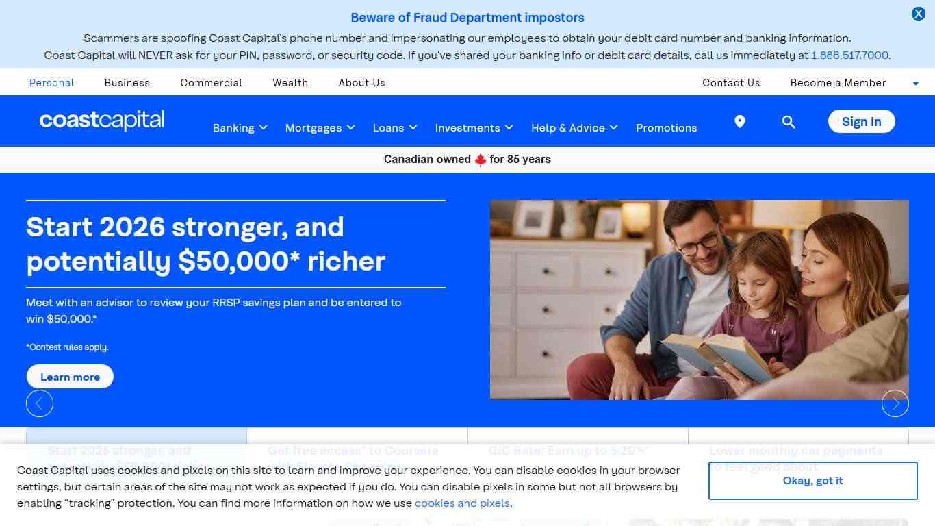 Welcome | Coast Capital Savings